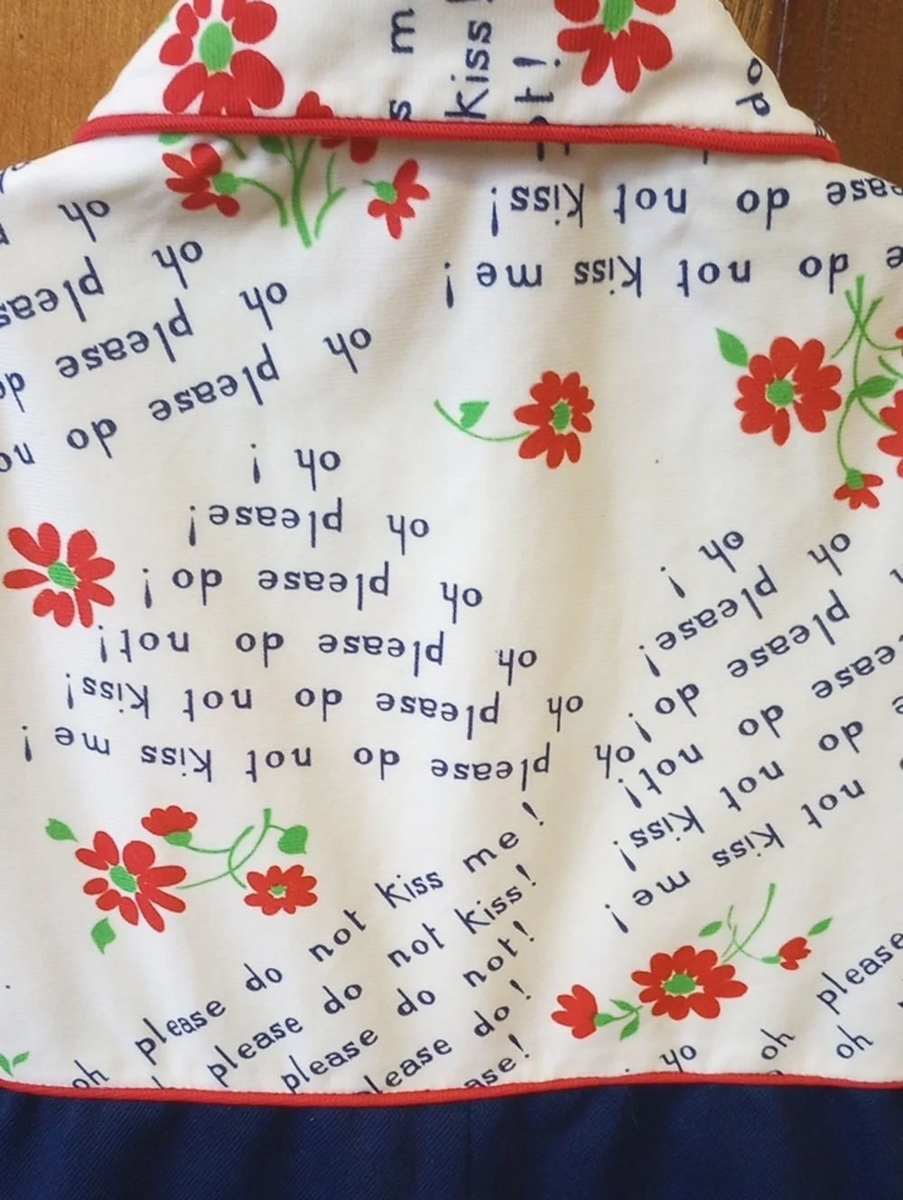 Sears Perma-Prest Floral Polyester Vintage Dress.   Please Do Not Kiss Me, Sz 5?